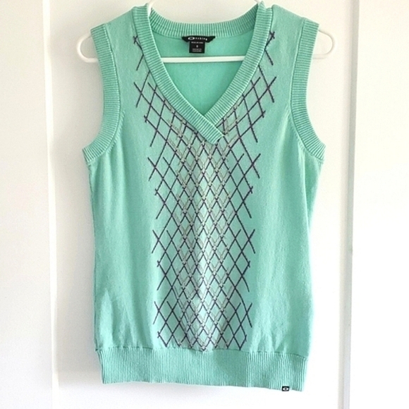 Vintage Sweater Vest Oakley 90's mint size small - Picture 1 of 6